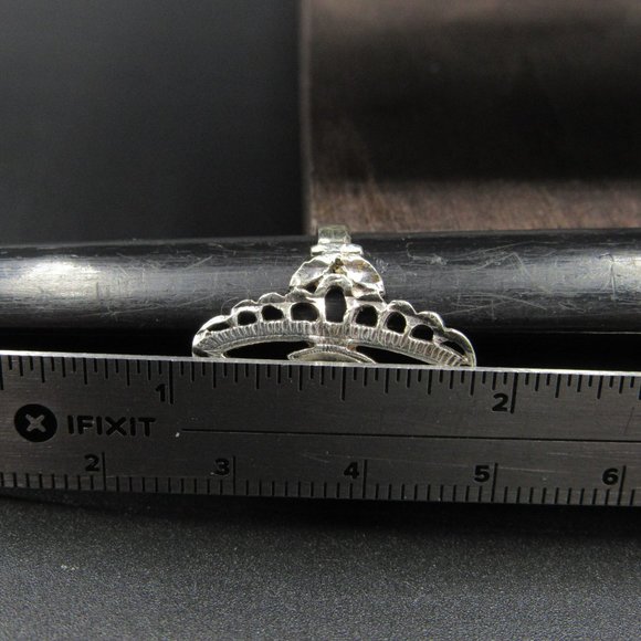 Size 6 Sterling Silver Cutout Style Rustic Band - Picture 6 of 7